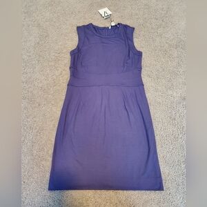 Diane Von Furstenberg Elegant Purple Sleeveless Dress Form Fitting
